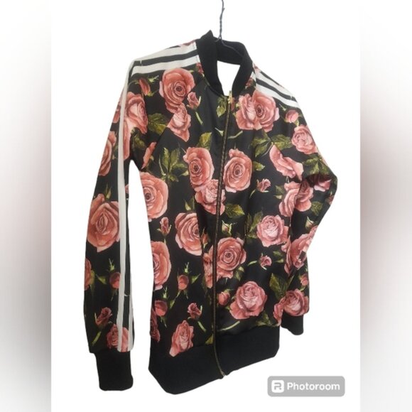 DanceInked - Women's Light Jacket - Roses - Size: M/L - Picture 2 of 7